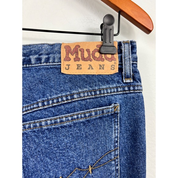 VTG Women's MUDD Denim High Rise Flare Jeans For The Beat Generation 30 X 33 - Picture 6 of 14